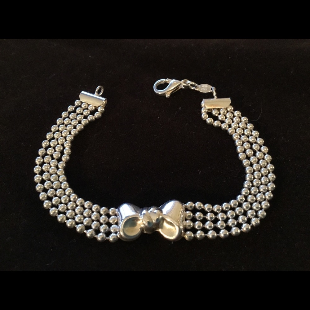 Vintage sterling silver handcrafted bracelet.